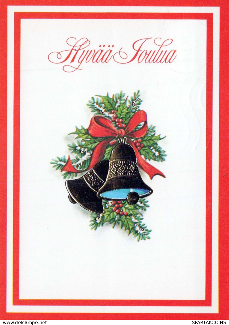 Buon Anno Natale BELL Vintage Cartolina CPSM #PAY642.IT - Neujahr