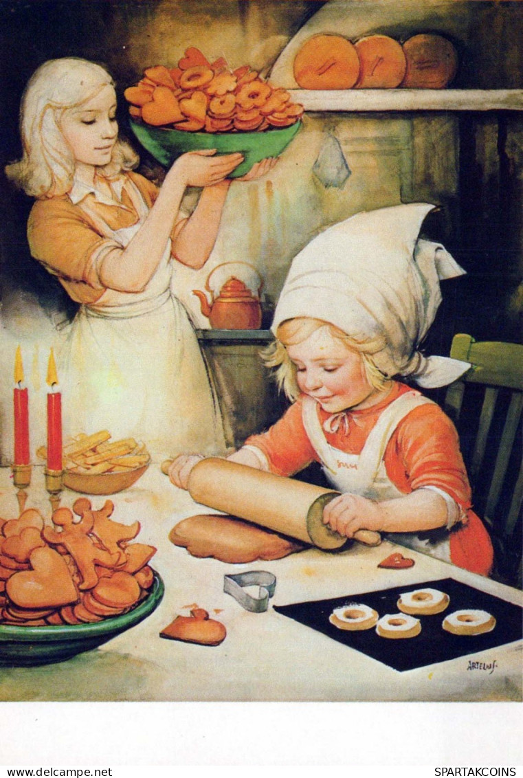 Buon Anno Natale BAMBINO Vintage Cartolina CPSM #PAY064.IT - New Year
