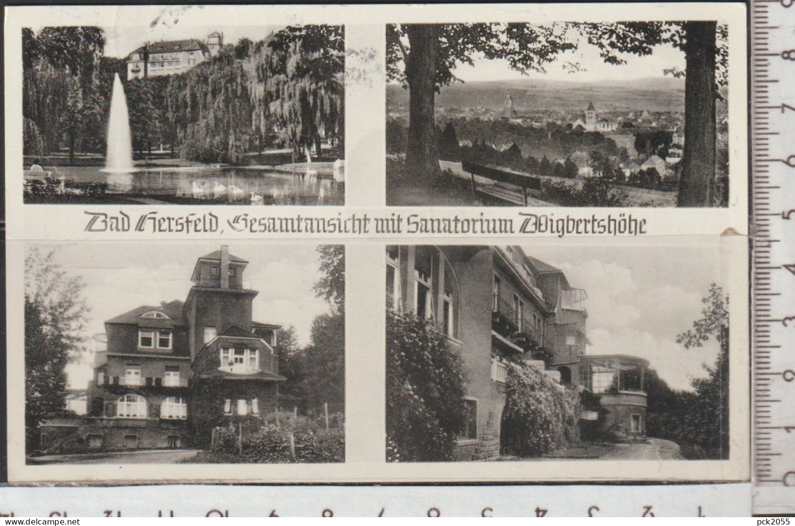 Bad Hersfeld - Gesamtansicht Mit Sanatorium - Mehrbildkarte - Gelaufen  ( AK 4970 ) Günstige Versandkosten - Bad Hersfeld