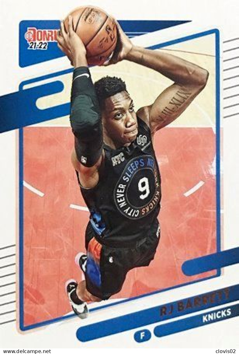 83 RJ Barrett - New York Knicks - Carte Panini NBA Donruss 2021-2022 - Andere & Zonder Classificatie