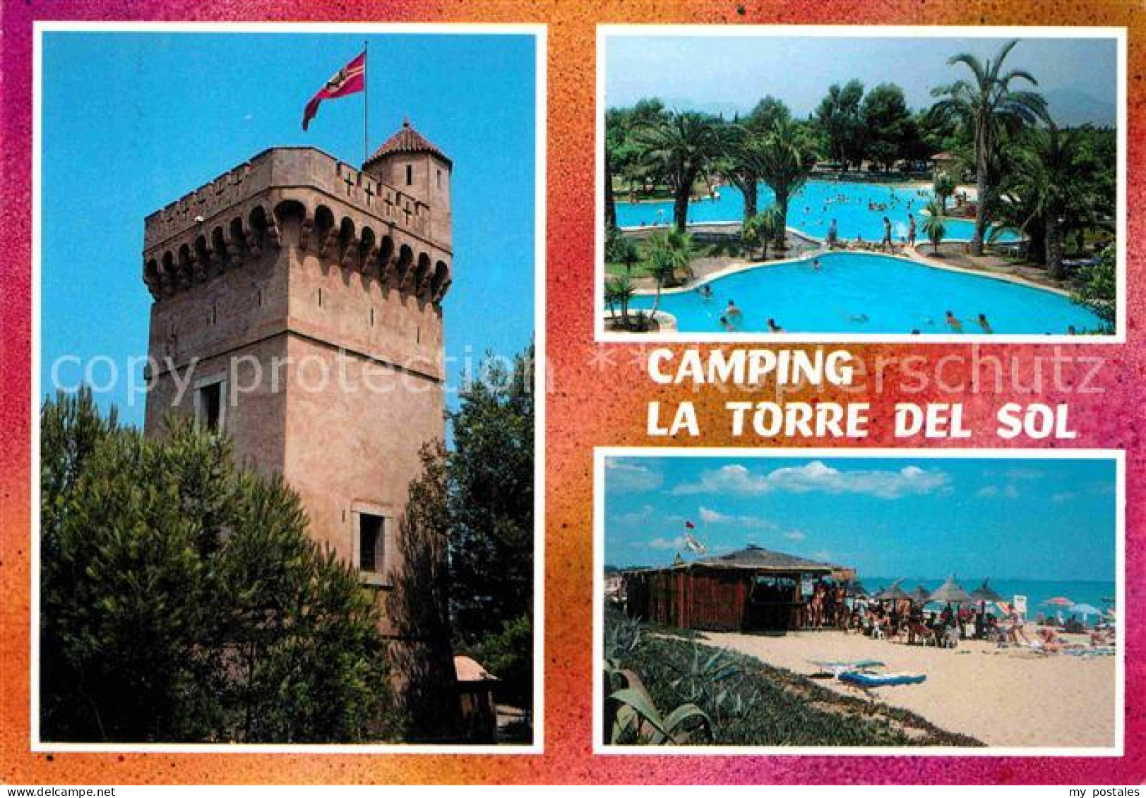 72716909 Miami Playa Camping La Torre Del Sol Swimming Pool Miami Playa Montroig - Other & Unclassified