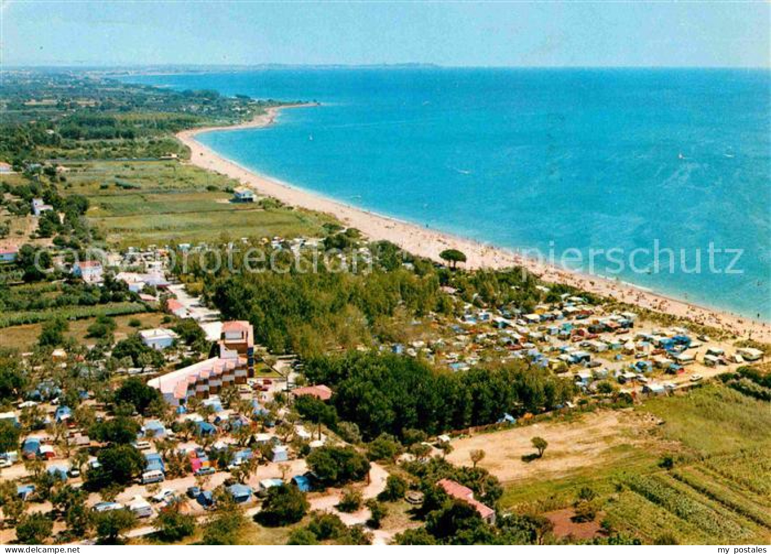 72716908 Montroig Camping Marius Fliegeraufnahme Montroig Mont Roig Del Camp - Andere & Zonder Classificatie