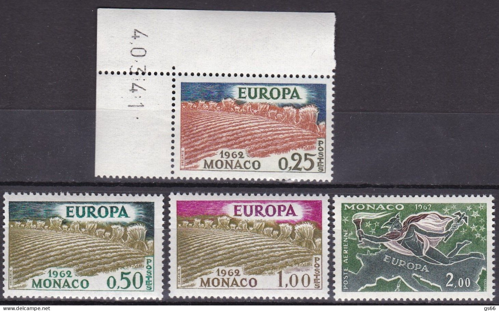 Monaco, 1962, 695/98, MNH **, Europa. - Nuevos