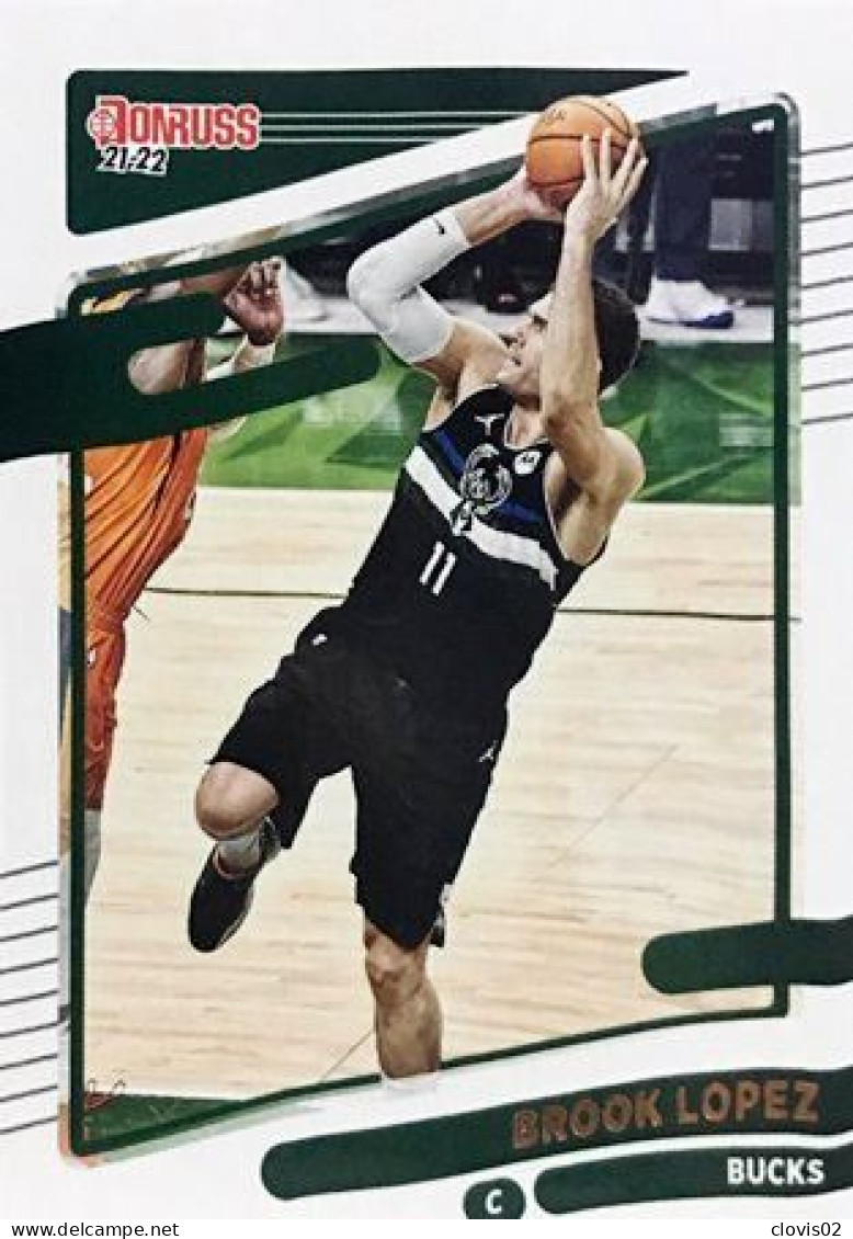 88 Brook Lopez - Milwaukee Bucks - Carte Panini NBA Donruss 2021-2022 - Sonstige & Ohne Zuordnung