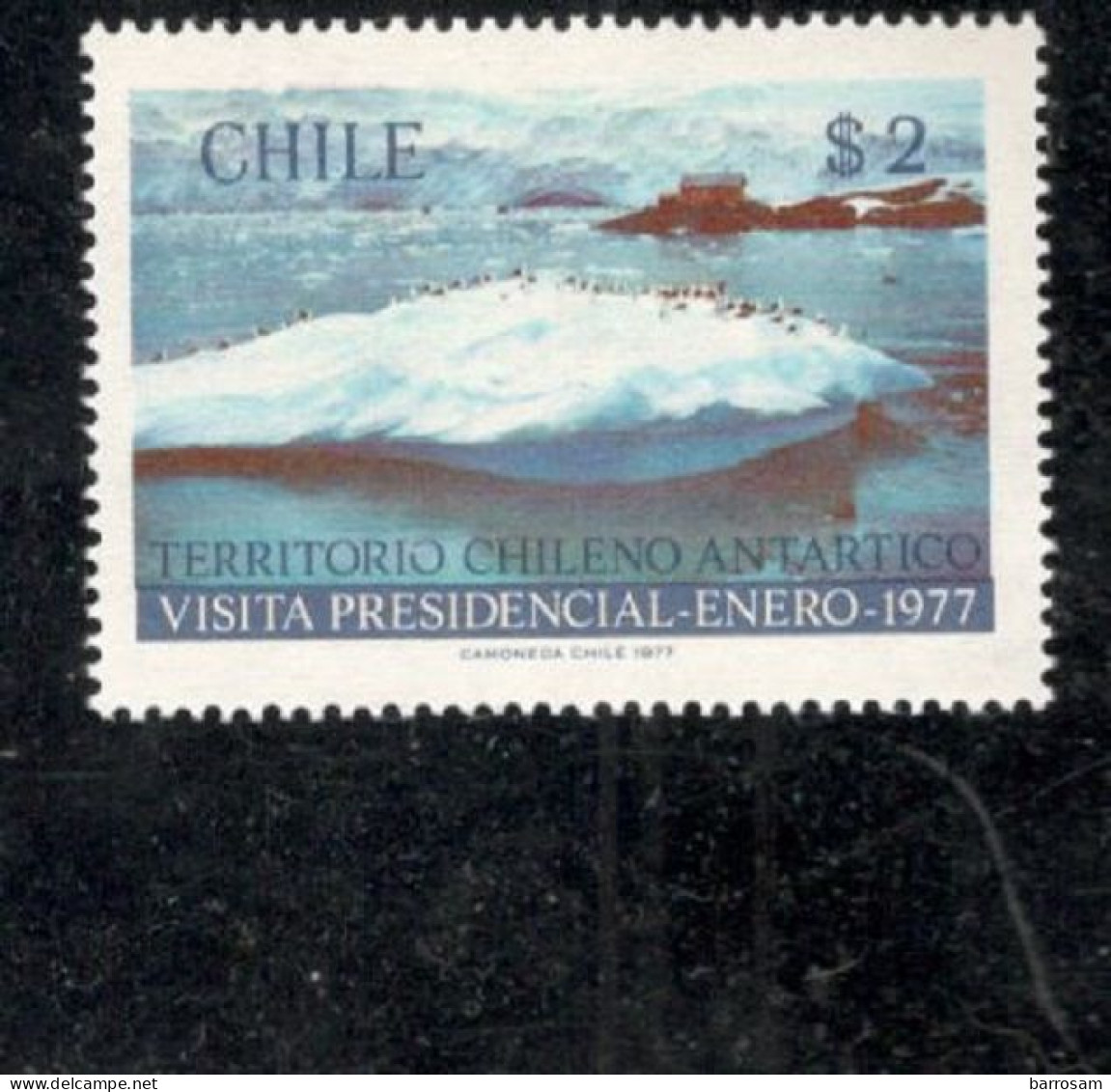 CHILE....1977:Michel865 Mnh** Pinochet Visit To Chilean Antarctica - Chile