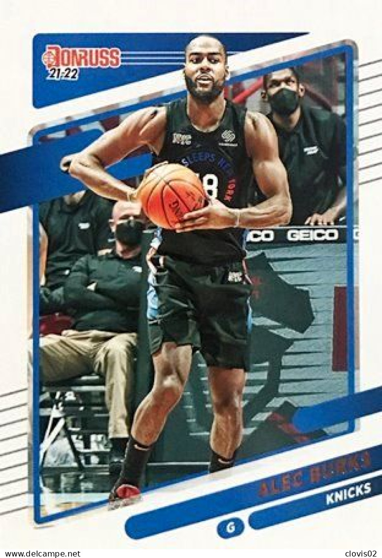 92 Alec Burks - New York Knicks - Carte Panini NBA Donruss 2021-2022 - Andere & Zonder Classificatie