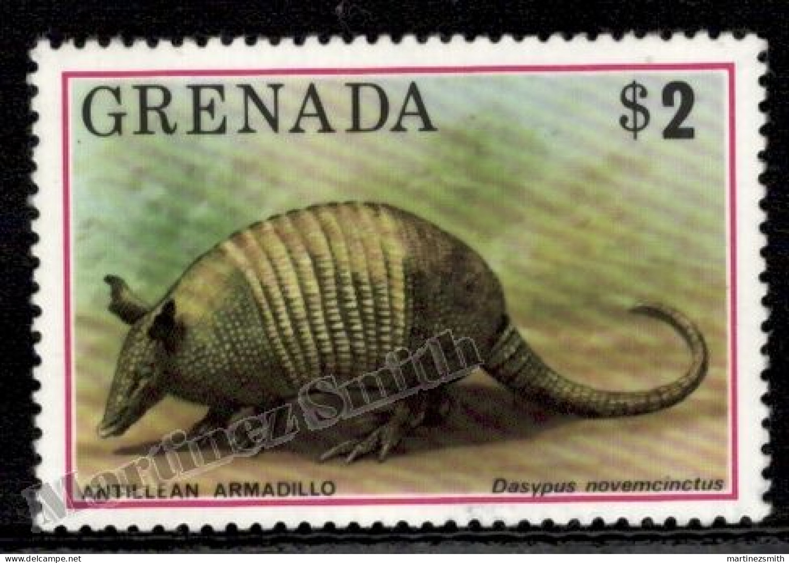 Grenada 1976 Yvert 652, Fauna, Armadillo 2 $ Single Value - MNH - Grenade (1974-...)