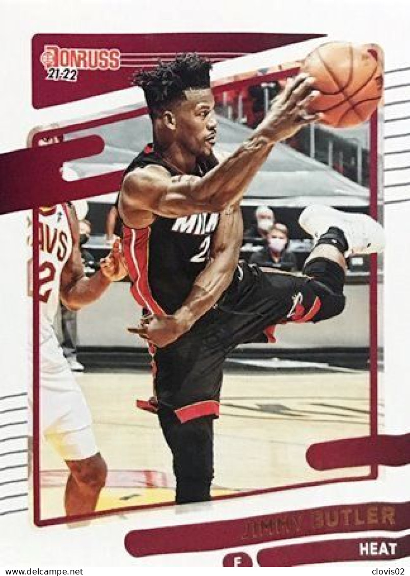 95 Jimmy Butler - Miami Heat - Carte Panini NBA Donruss 2021-2022 - Sonstige & Ohne Zuordnung