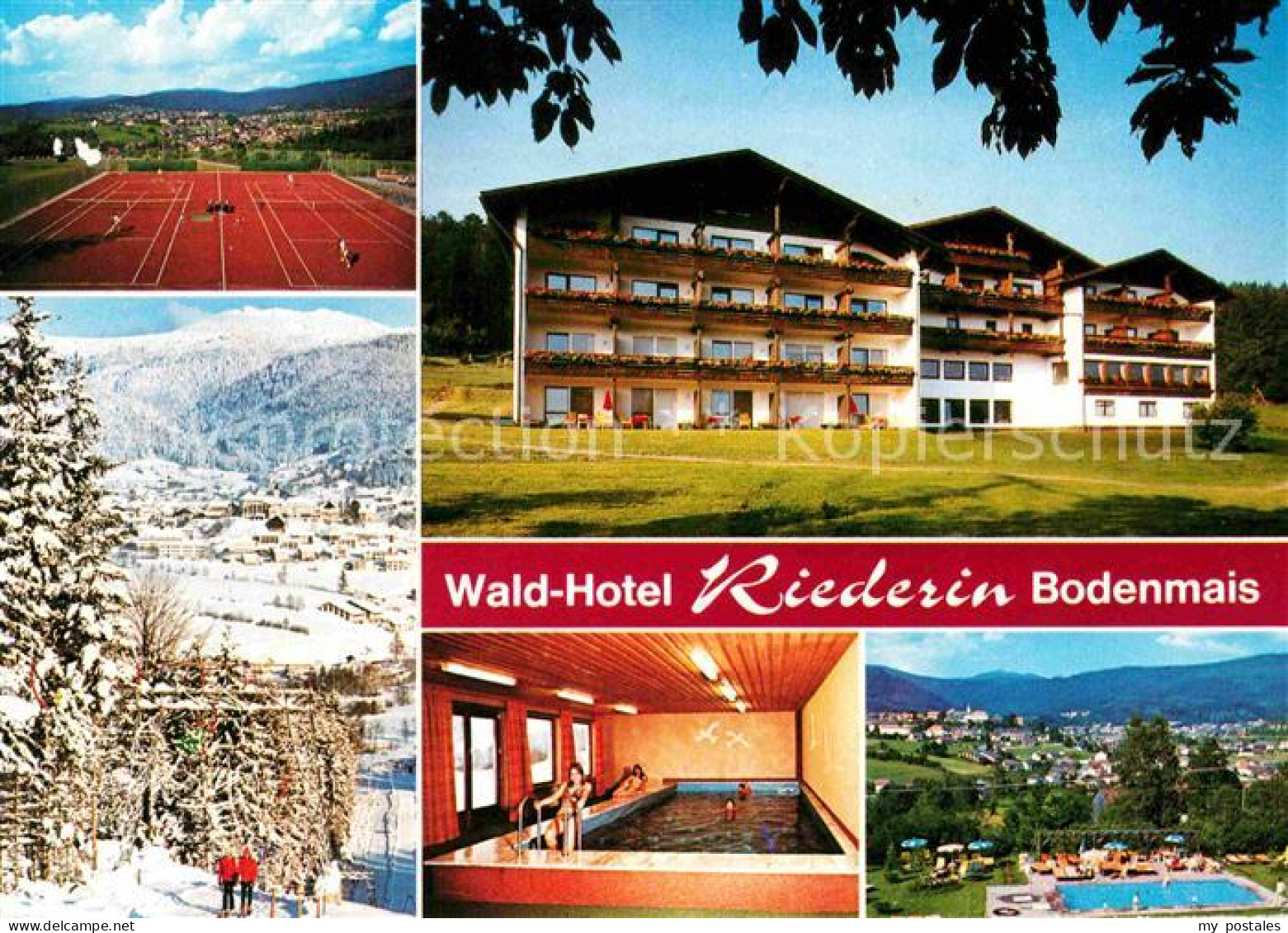 72716803 Bodenmais Waldhotel Riederin Hallenbad Swimming Pool Tennisplatz Winter - Bodenmais