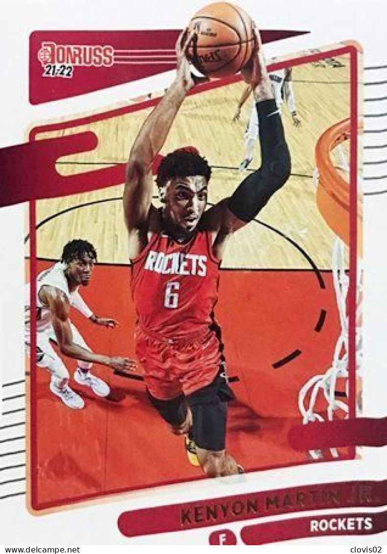 97 Kenyon Martin Jr. - Houston Rockets - Carte Panini NBA Donruss 2021-2022 - Autres & Non Classés