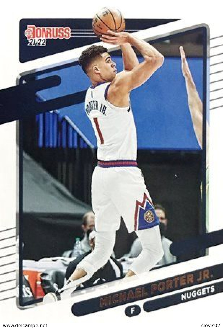 99 Michael Porter Jr. - Denver Nuggets - Carte Panini NBA Donruss 2021-2022 - Autres & Non Classés