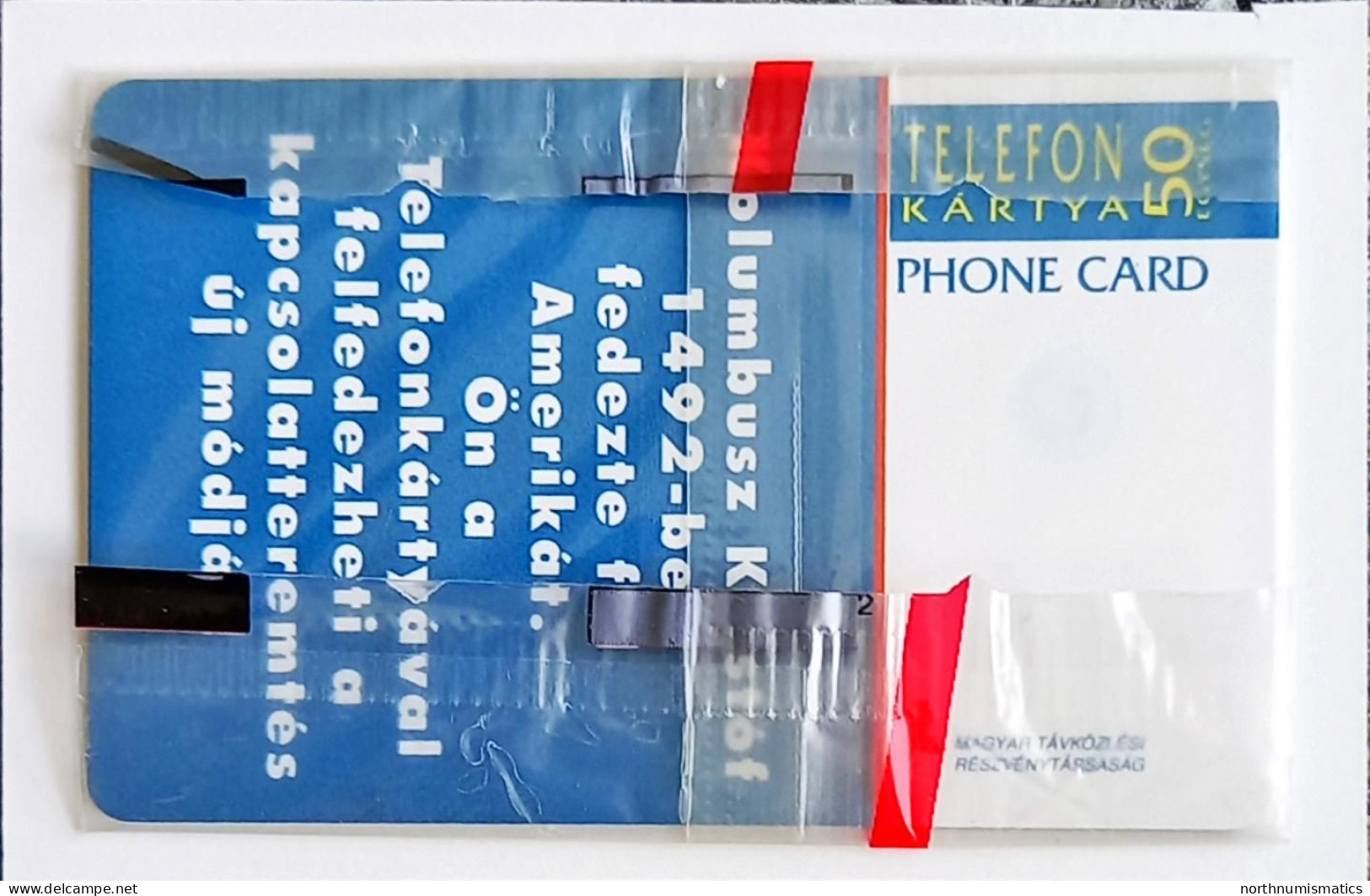 Original Pochette Gsm Chip Phonecards Telefon Kartya 50 Units Cristophorus Colombus - Collections