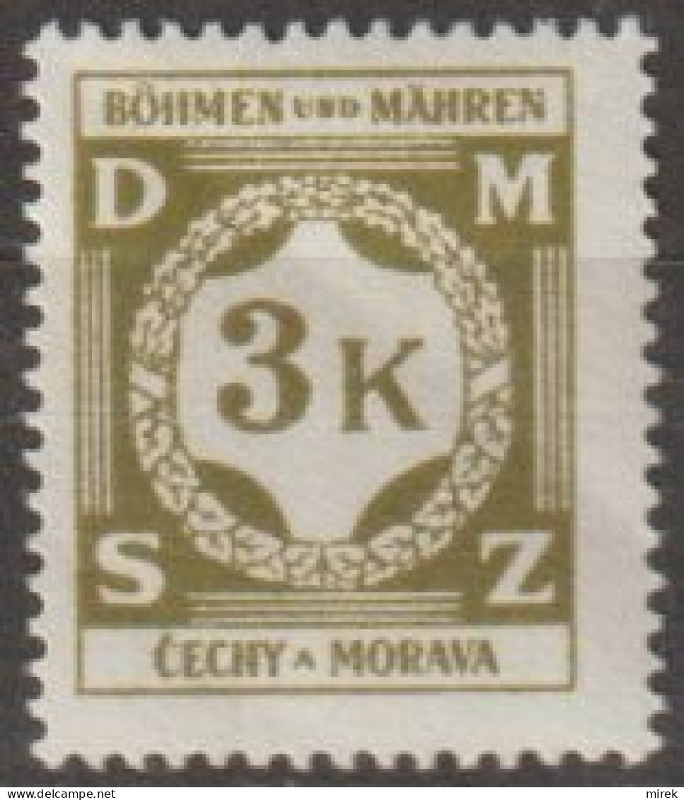 05/ Pof. SL 12, Dark Olive - Unused Stamps