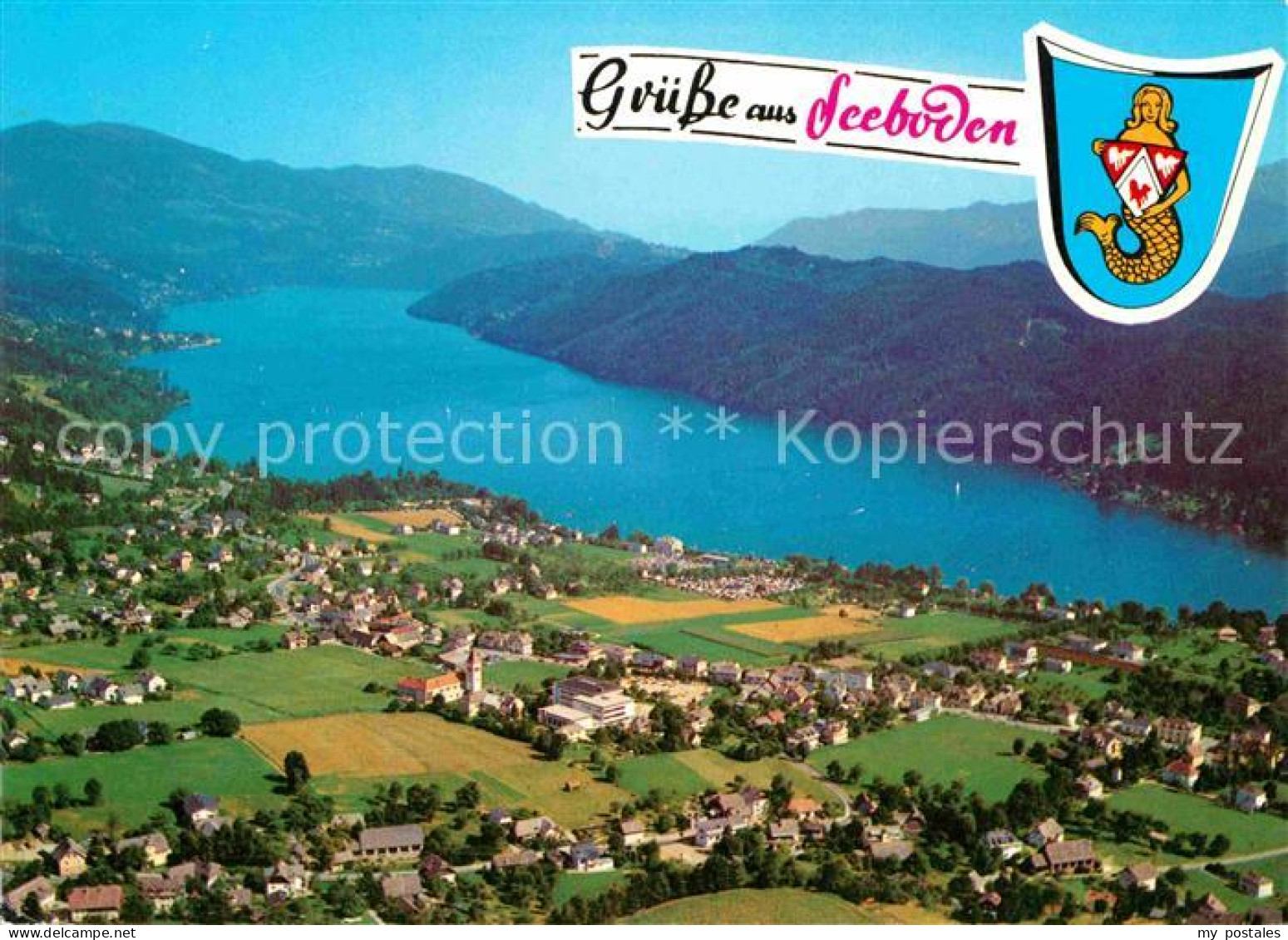 72716752 Seeboden Millstaettersee Fliegeraufnahme Seeboden Millstaettersee - Altri & Non Classificati