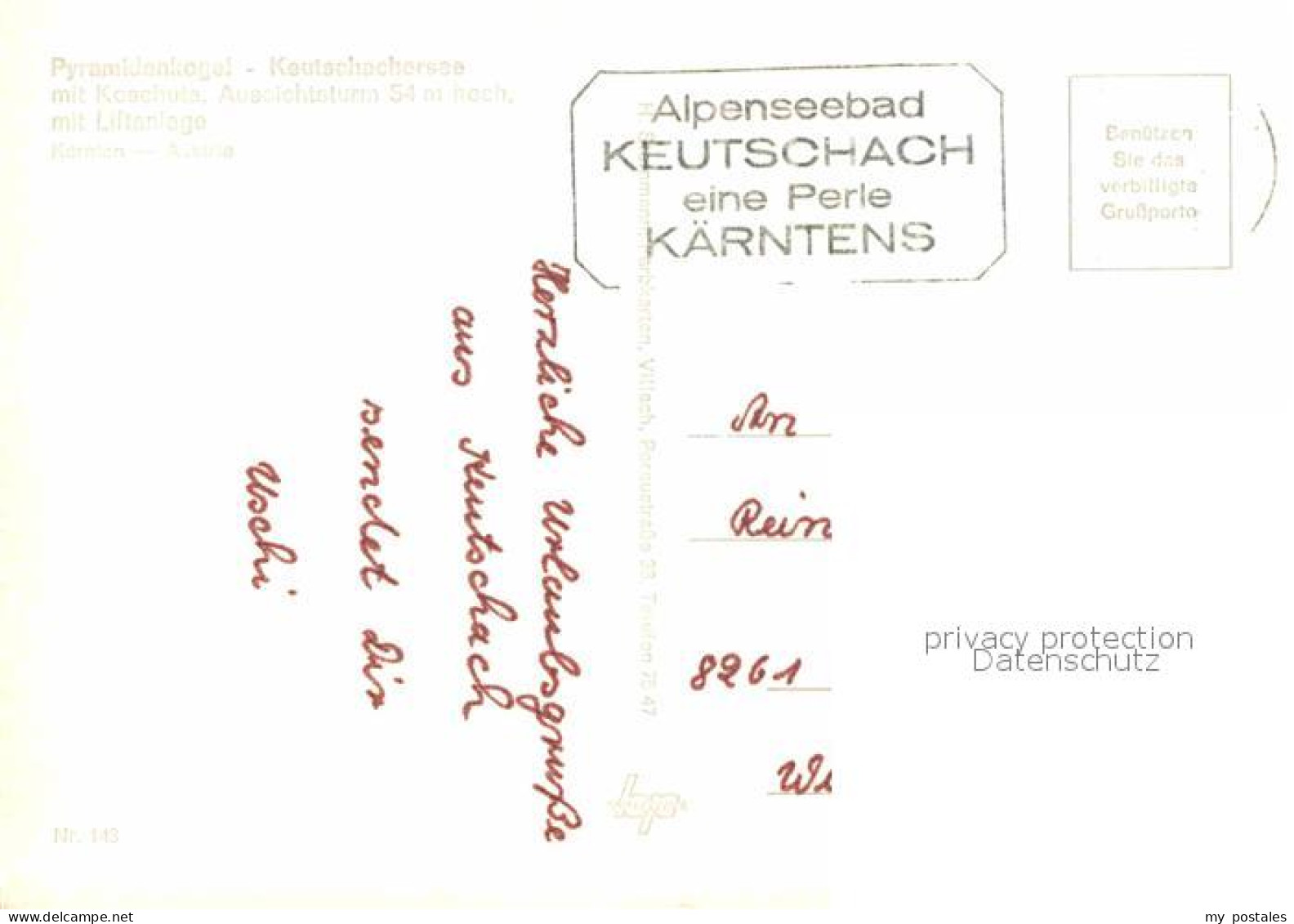 72716719 Keutschach See Pyramidenkogel Keutschachersee Mit Koschuta Aussichtstur - Sonstige & Ohne Zuordnung