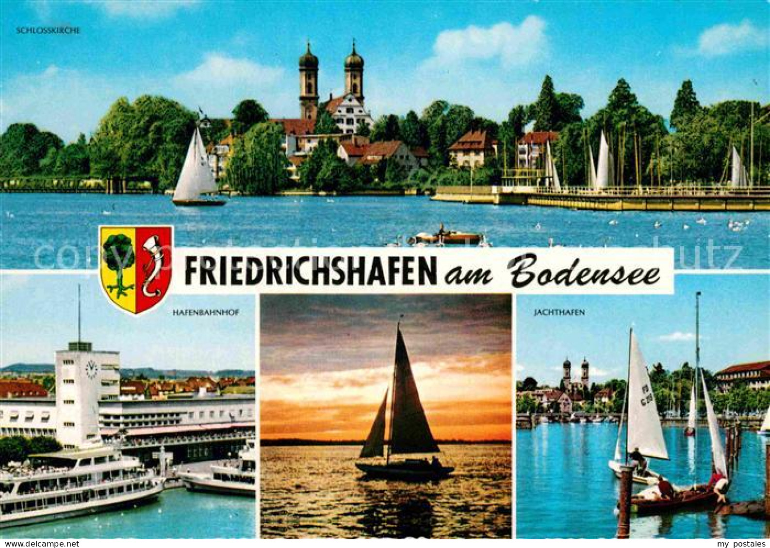 72716713 Friedrichshafen Bodensee Schlosskirche Hafenbahnhof Jachthafen Friedric - Friedrichshafen