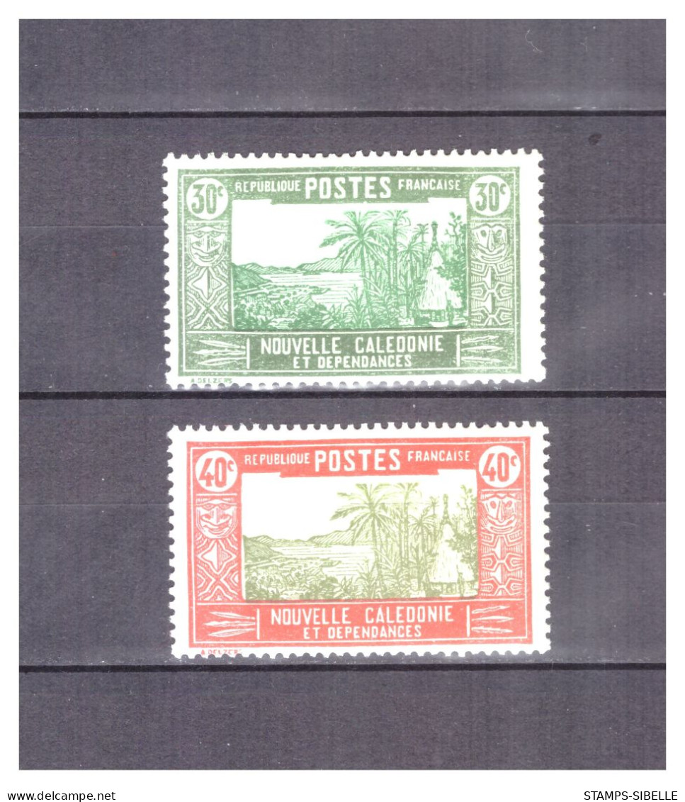 NOUVELLE  CALEDONIE   . N °  147 + 148   . 2 VALEURS  . NEUVES   * . SUPERBE . - Unused Stamps