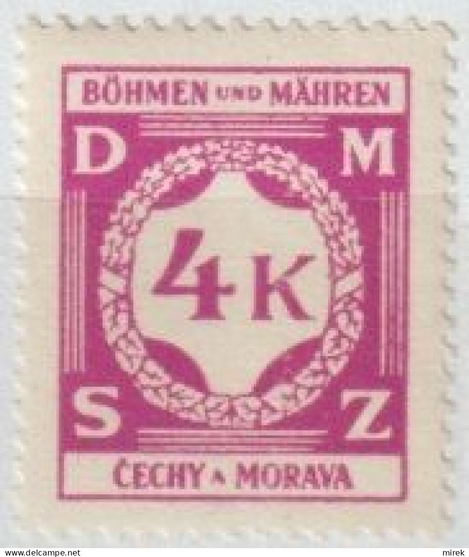 06/ Pof. SL 13, Light Purple - Unused Stamps