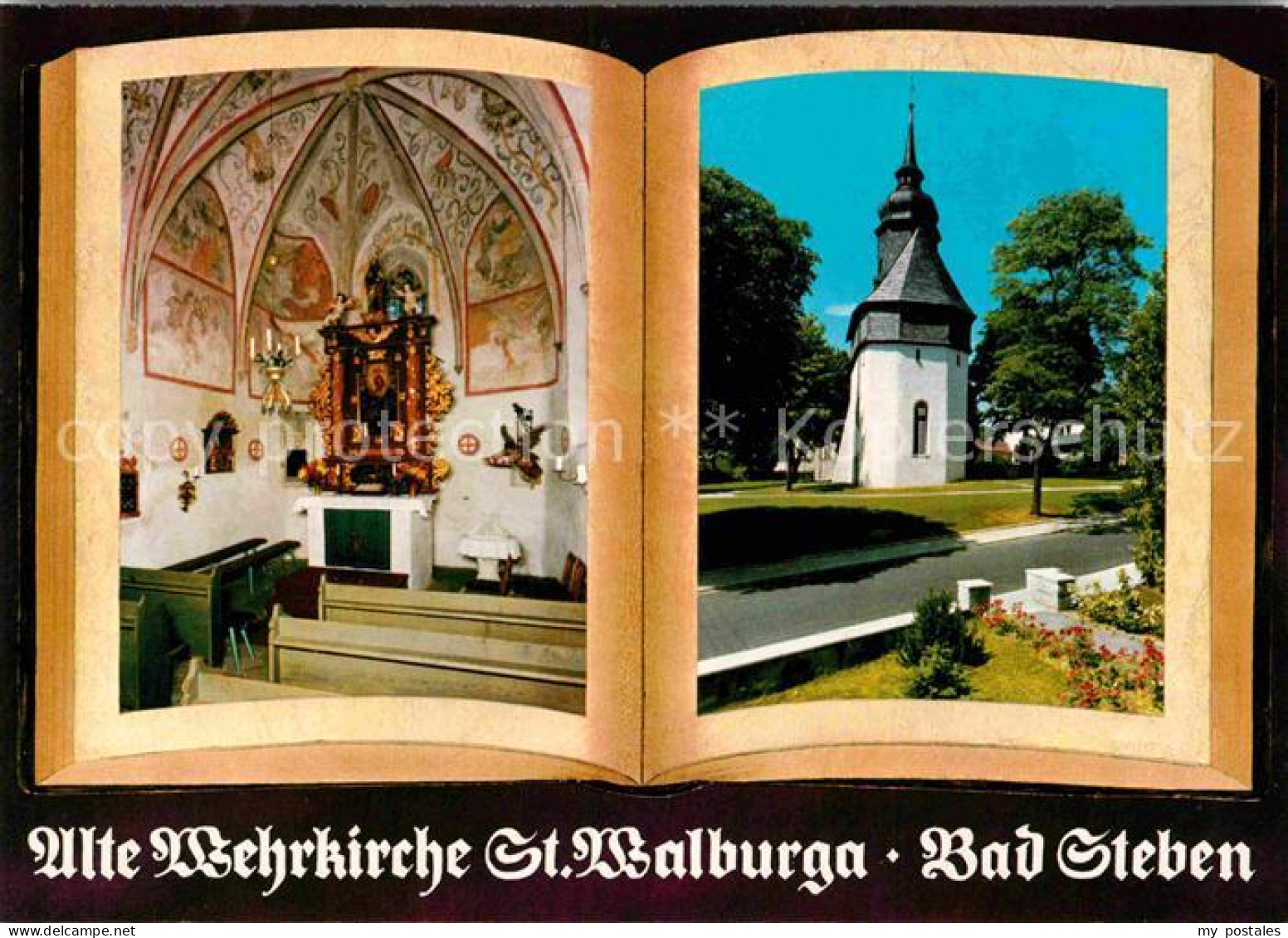 72716651 Bad Steben Alte Wehrkirche St. Walburga Bad Steben - Bad Steben