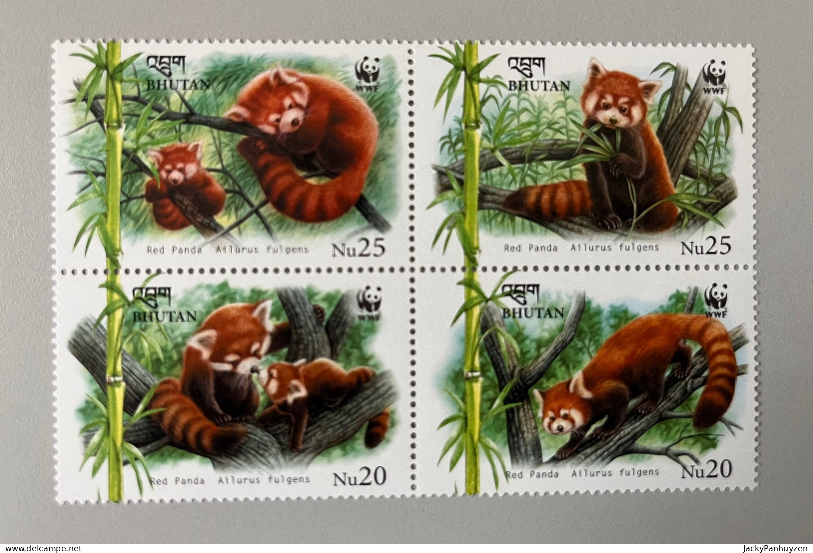 WWF 2009 : BHUTAN - Red Panda Bear - MNH ** - Nuevos