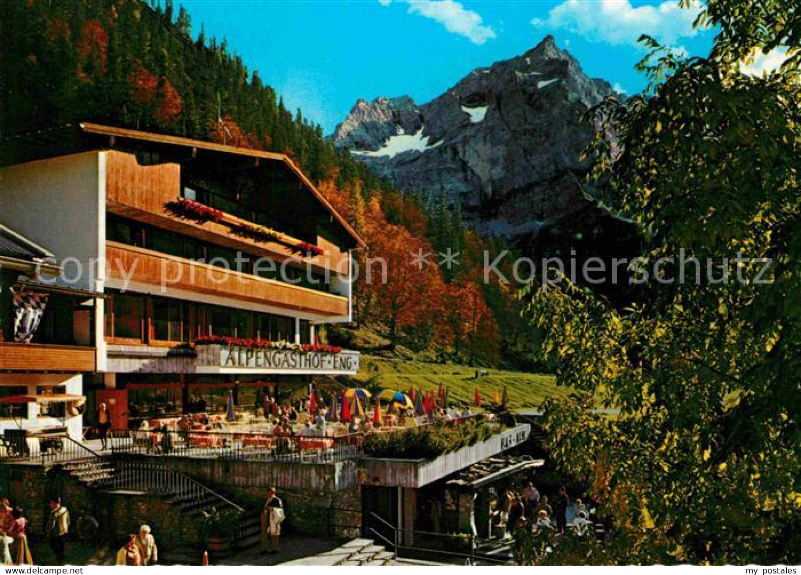 72716613 Hinterriss Tirol Alpengasthof Und AlpenCafe Eng  Hinterriss - Sonstige & Ohne Zuordnung