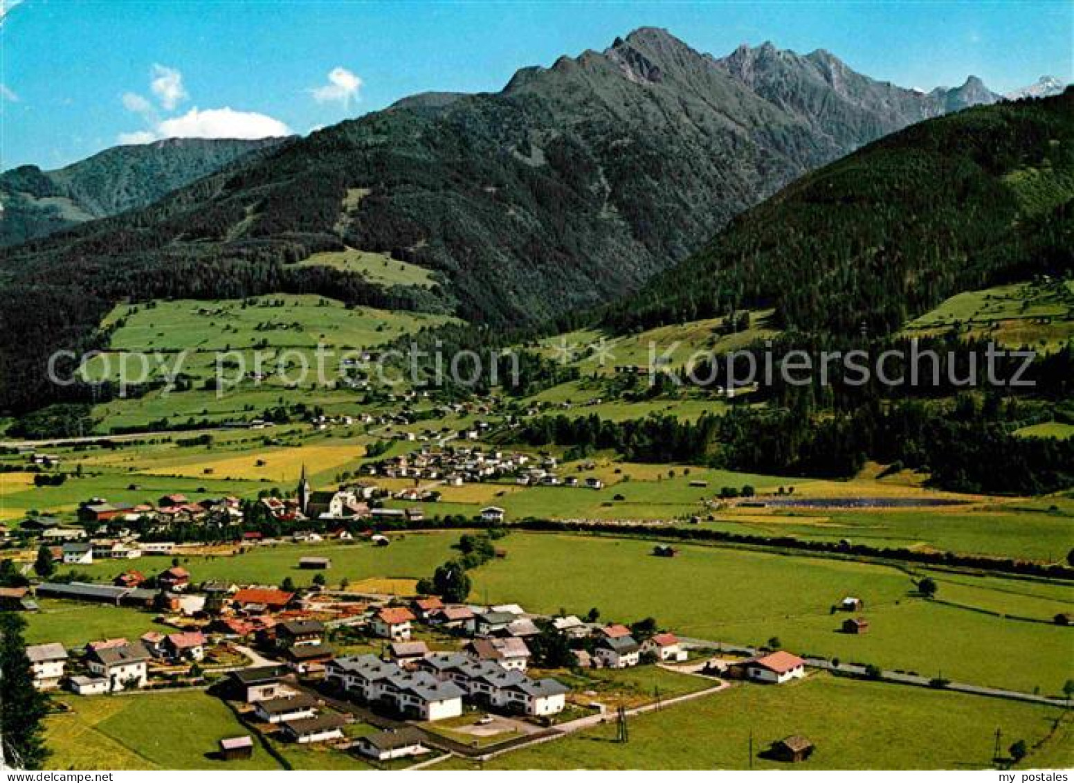 72716607 Niedernsill Fliegeraufnahme Steindorf Im Pinzgau Mit Badesee Niedernsil - Andere & Zonder Classificatie