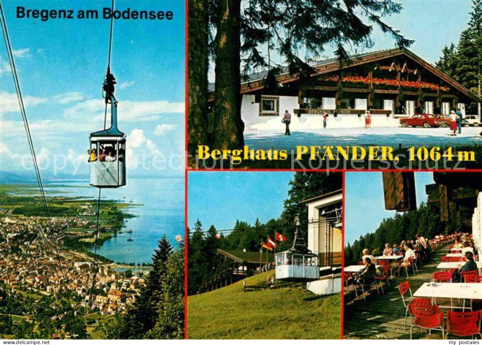 72716595 Bregenz Bodensee Berghaus Pfaender Pfaenderbahn Bregenz Bodensee - Sonstige & Ohne Zuordnung