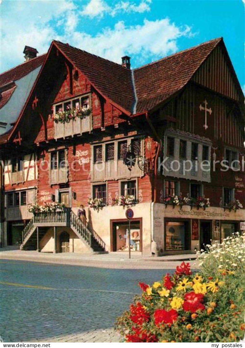 72716594 Dornbirn Vorarlberg Rotes Haus Restaurant Aus Dem 17. Jahrhundert Dornb - Autres & Non Classés