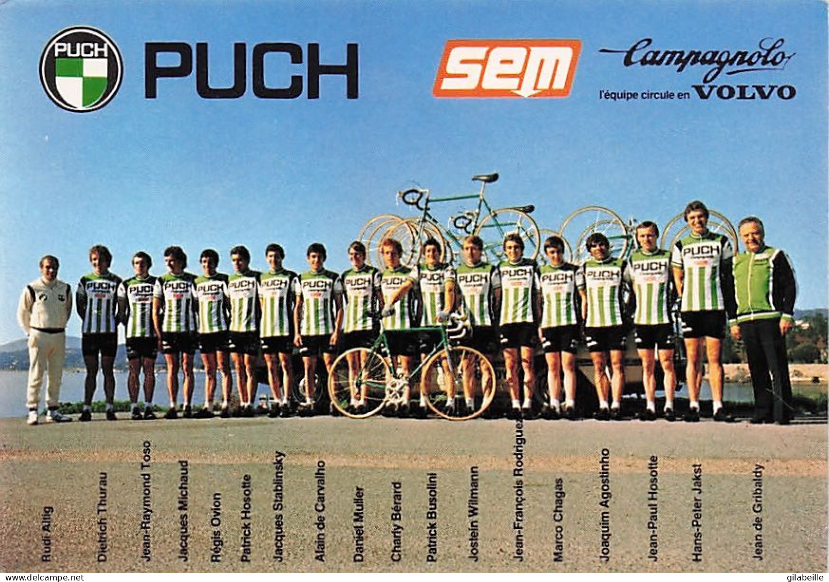 Velo - Cyclisme - Equipe Cycliste Puch Campagnolo - Directeur Sportif Rudi Altig - Ciclismo