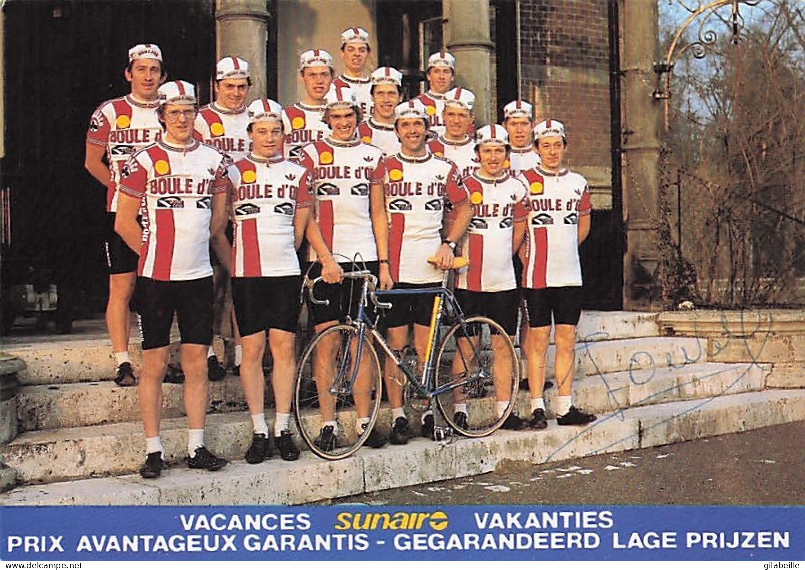 Velo - Cyclisme - Equipe   Cycliste Belge  - Team Boule D'Or  - 1981- - Cyclisme