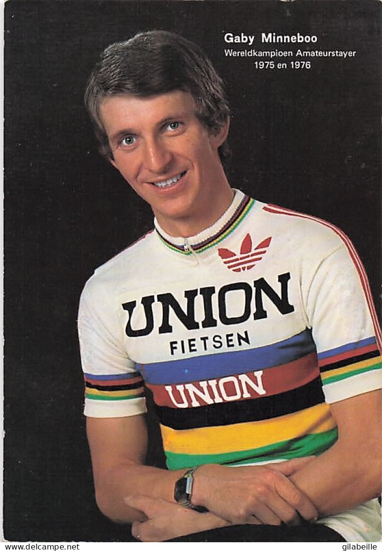 Velo - Cyclisme - Coureur Cycliste Néerlandais Gaby Minneboo - 5 Fois Champion Du Monde - Wielrennen