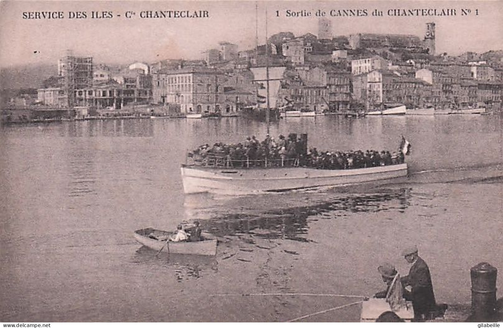 06 - Sortie De CANNES Du Chanteclair - Service Des Iles  - Cie Chanteclair - Cannes