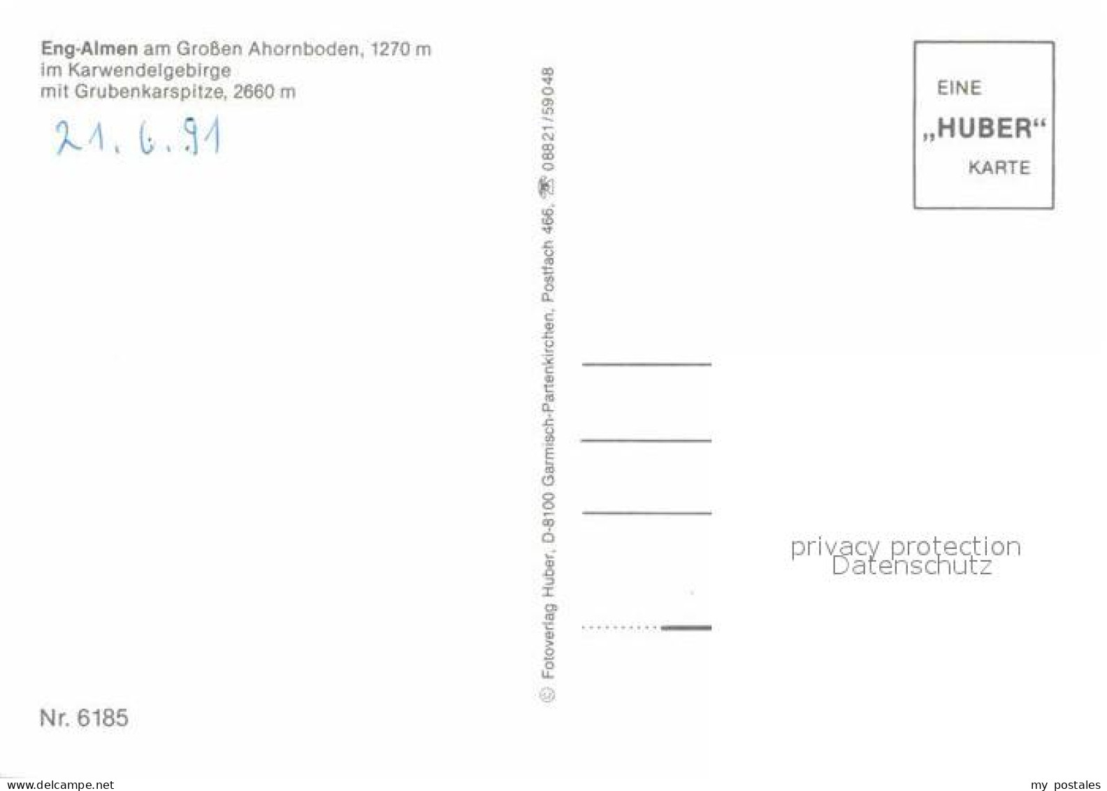 72716544 Ahornboden Eng-Almen Im Karwendelgebirg Mit Grubenkarspitze Ahornboden - Altri & Non Classificati