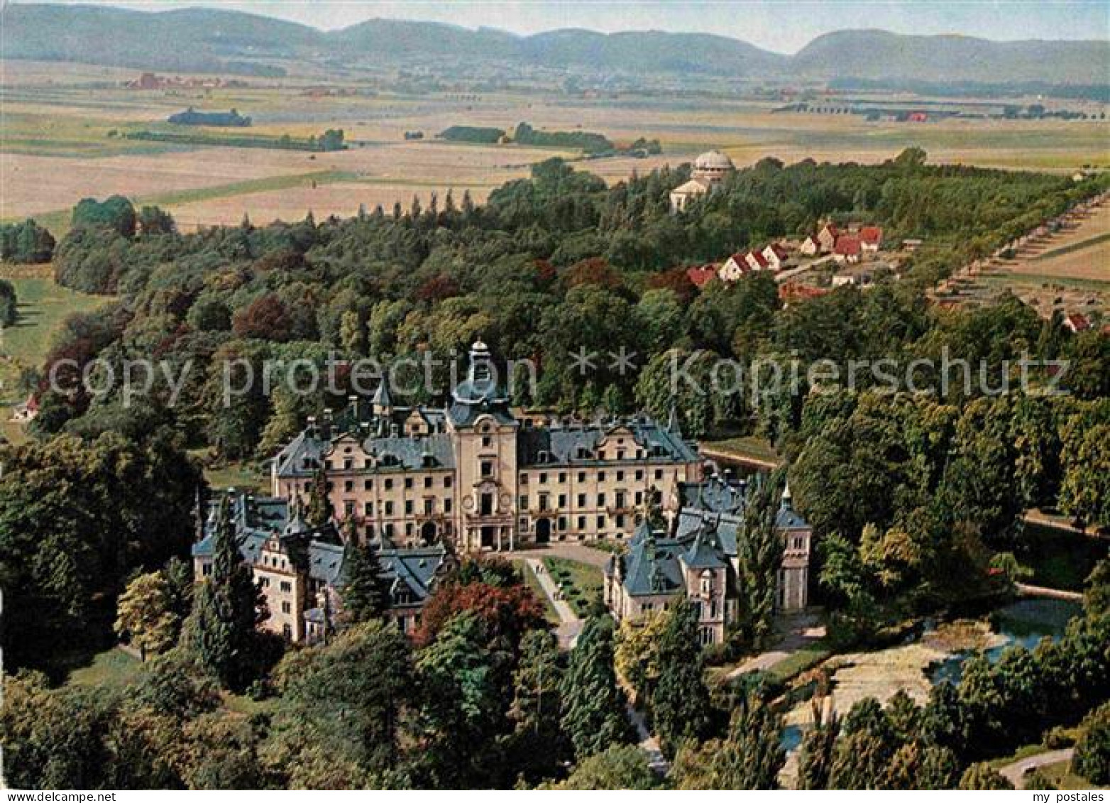 72716542 Bueckeburg Fliegeraufnahme Schloss Bueckeburg - Bueckeburg