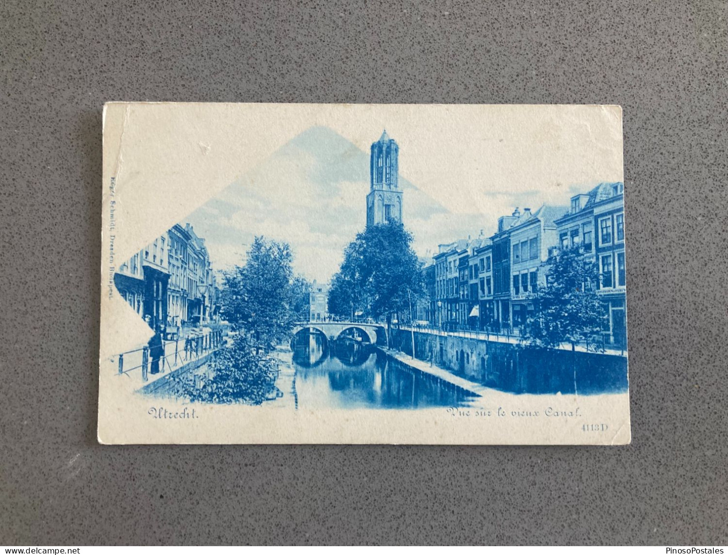 Utrecht Vue Sur Le Vieux Canal Carte Postale Postcard - Utrecht