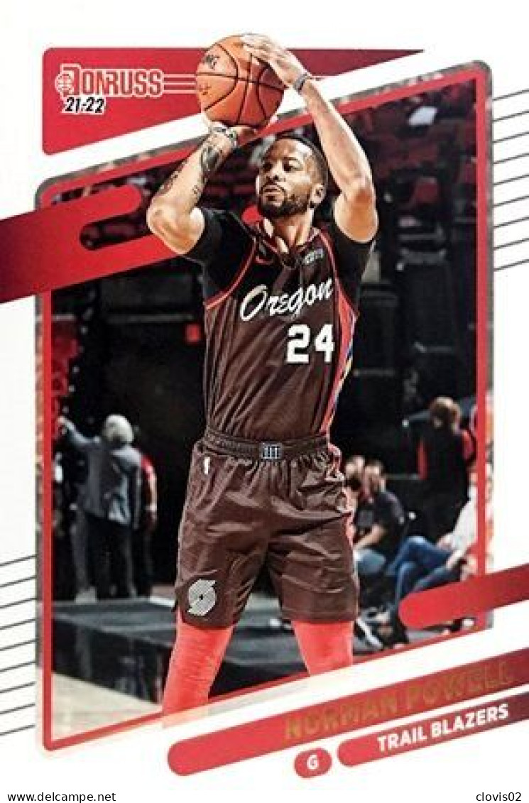 102 Norman Powell - Portland Trail Blazers - Carte Panini NBA Donruss 2021-2022 - Other & Unclassified