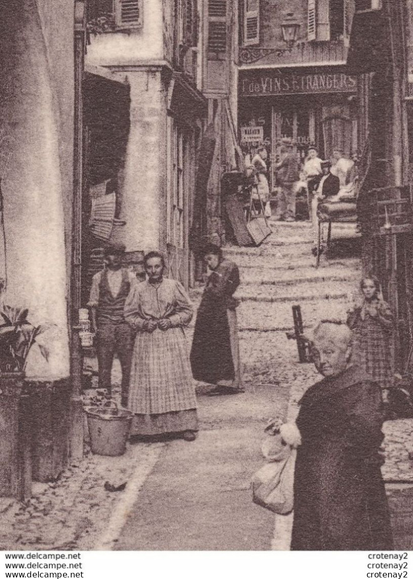 06 GRASSE N°61 LL Rue Rêve-Vieille En 1916 VOIR ZOOM Fillette Femmes Tablier Commerçantes Boutique Vins étrangers - Grasse