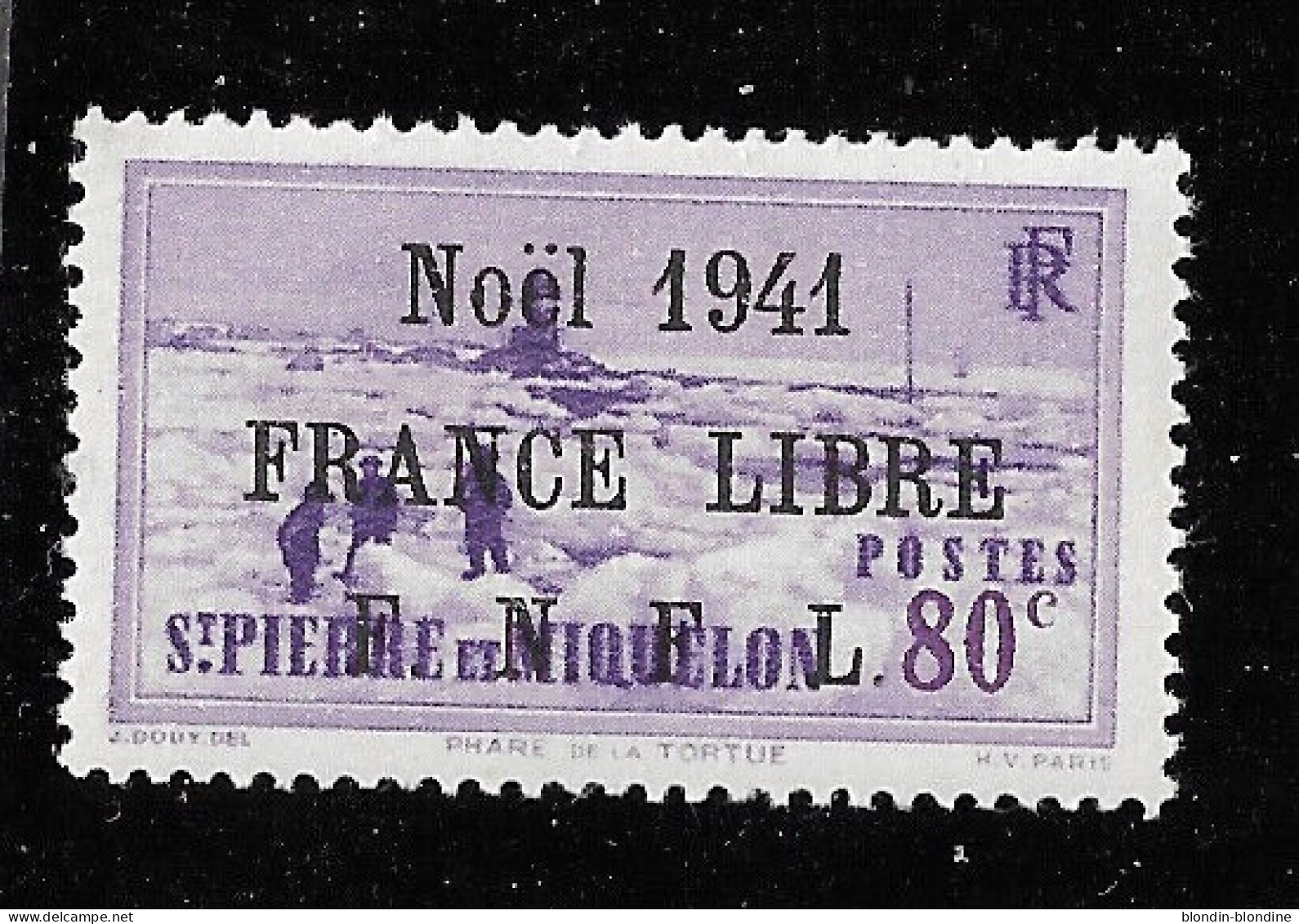 SPM MIQUELON YT 219B NEUF* TB ...Authentique - Unused Stamps