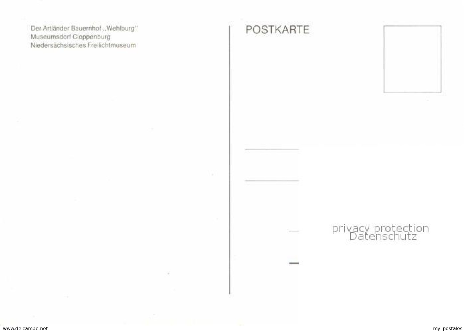 72716473 Cloppenburg Museumsdorf Artlaender Bauernhof Wehlburg Freilichtmuseum C - Cloppenburg