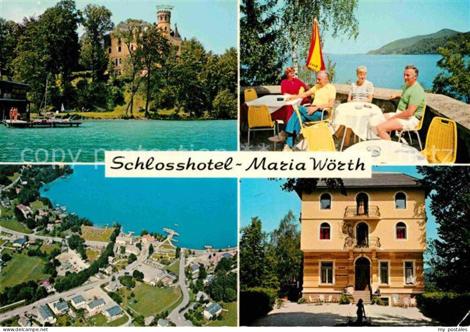 72715938 Reifnitz Maria Woerth Kaernten Schlosshotel Am Woerthersee Terrasse Fli - Altri & Non Classificati