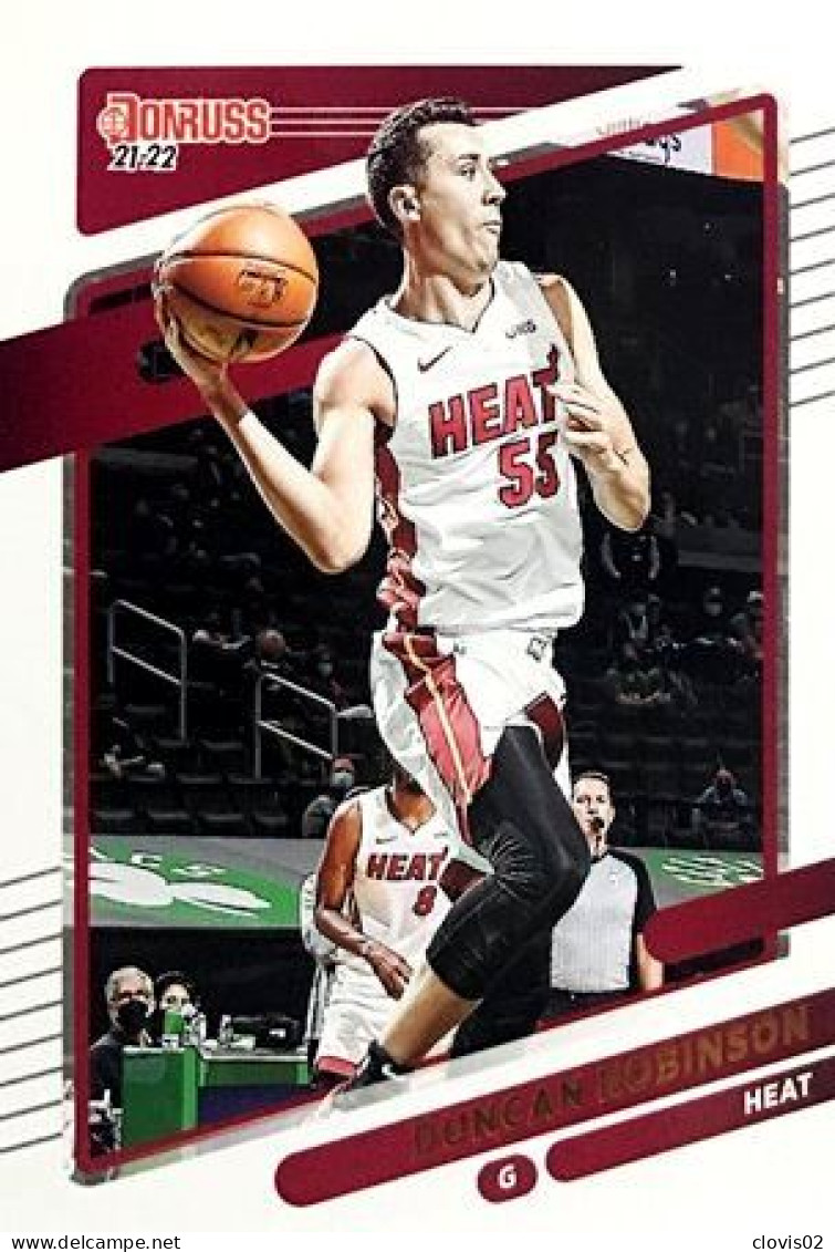 107 Duncan Robinson - Miami Heat - Carte Panini NBA Donruss 2021-2022 - Sonstige & Ohne Zuordnung