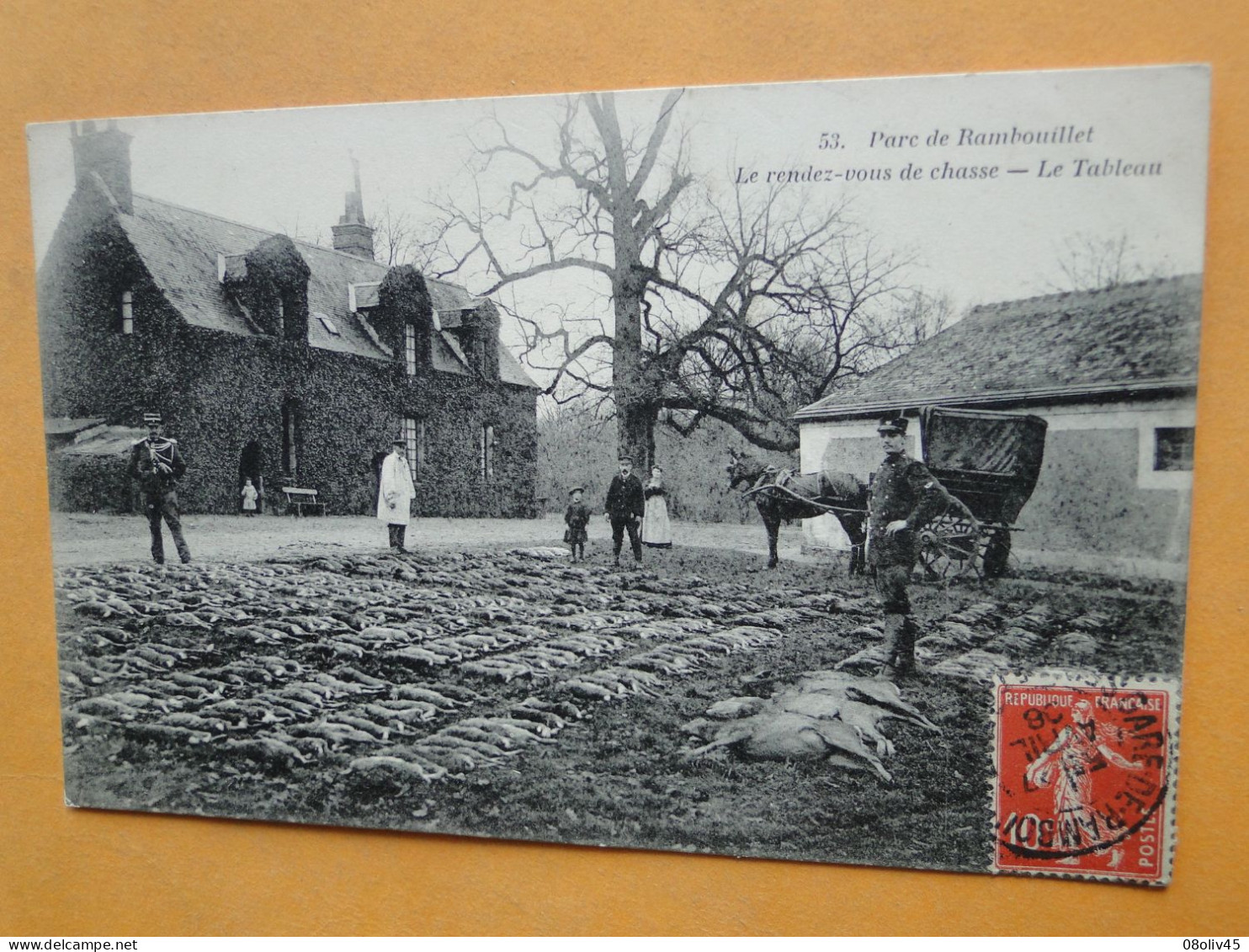 RAMBOUILLET -- Le Rendez-vous De Chasse - Le Tableau - ANIMEE - Chasse