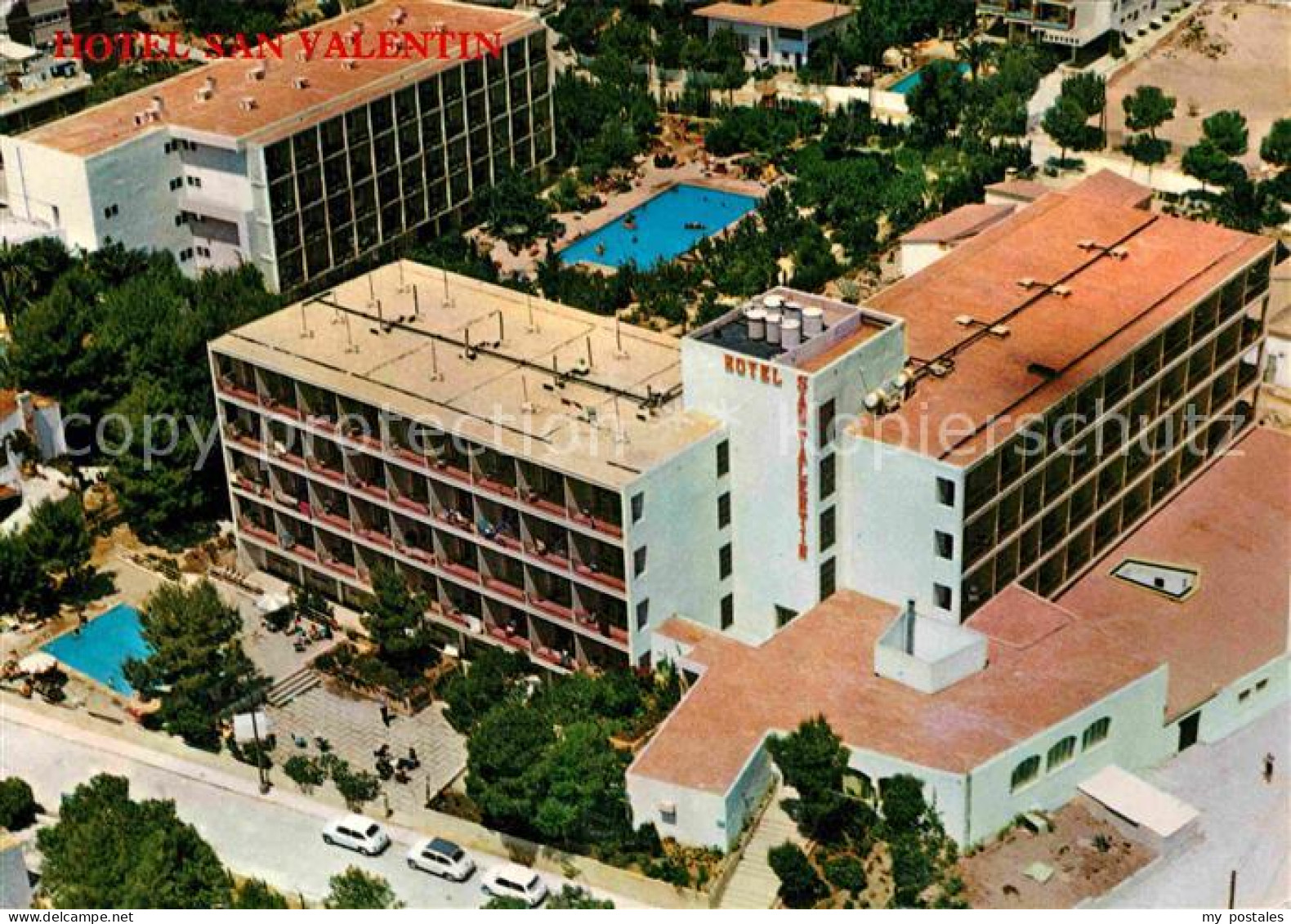 72715899 Paguera Mallorca Islas Baleares Fliegeraufnahme Hotel San Valentin  - Otros & Sin Clasificación