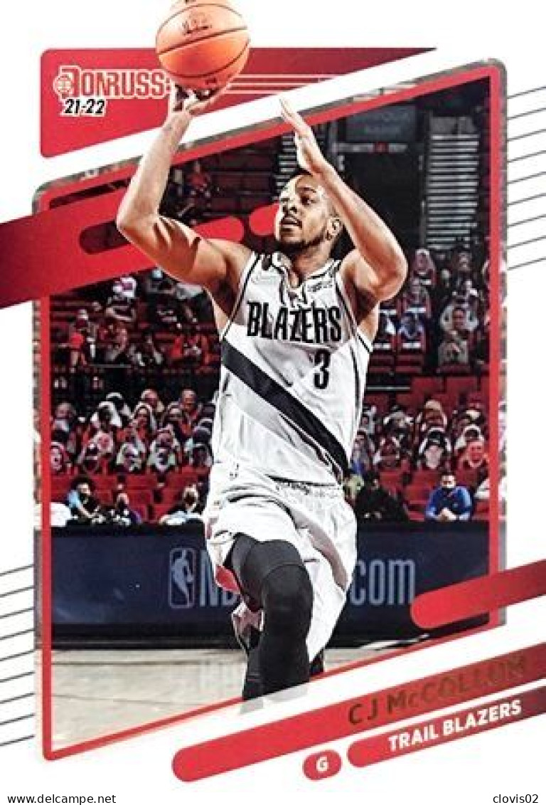 110 CJ McCollum - Portland Trail Blazers - Carte Panini NBA Donruss 2021-2022 - Sonstige & Ohne Zuordnung