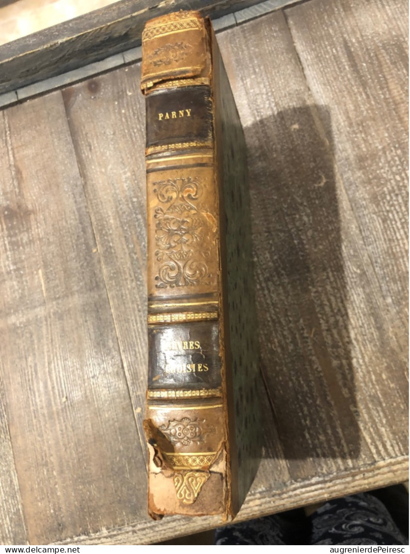 Livre « Œuvres Choisies » D’Evariste PARNY Avec Une Lettre à Sa Mère De 1788 Et Une Gravure - Historische Dokumente