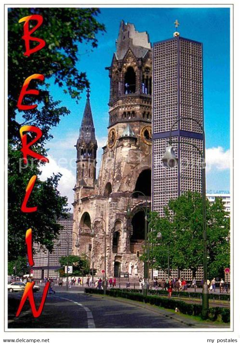 72715798 Berlin Kaiser Wilhelm Gedaechtniskirche Berlin - Sonstige & Ohne Zuordnung