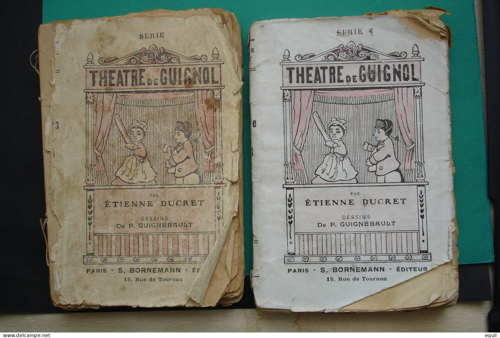 LE THEATRE DE GUIGNOL Par ETIENNE DUCRET  DEUX LIVRES DE 1923 ET 1927 Très Rares éditions - 1901-1940