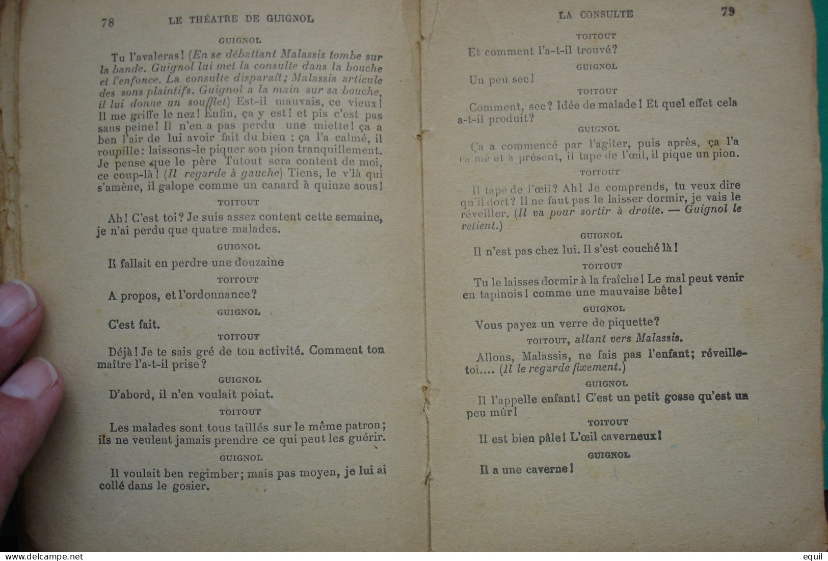 LE THEATRE DE GUIGNOL par ETIENNE DUCRET  DEUX LIVRES DE 1923 ET 1927 très rares éditions