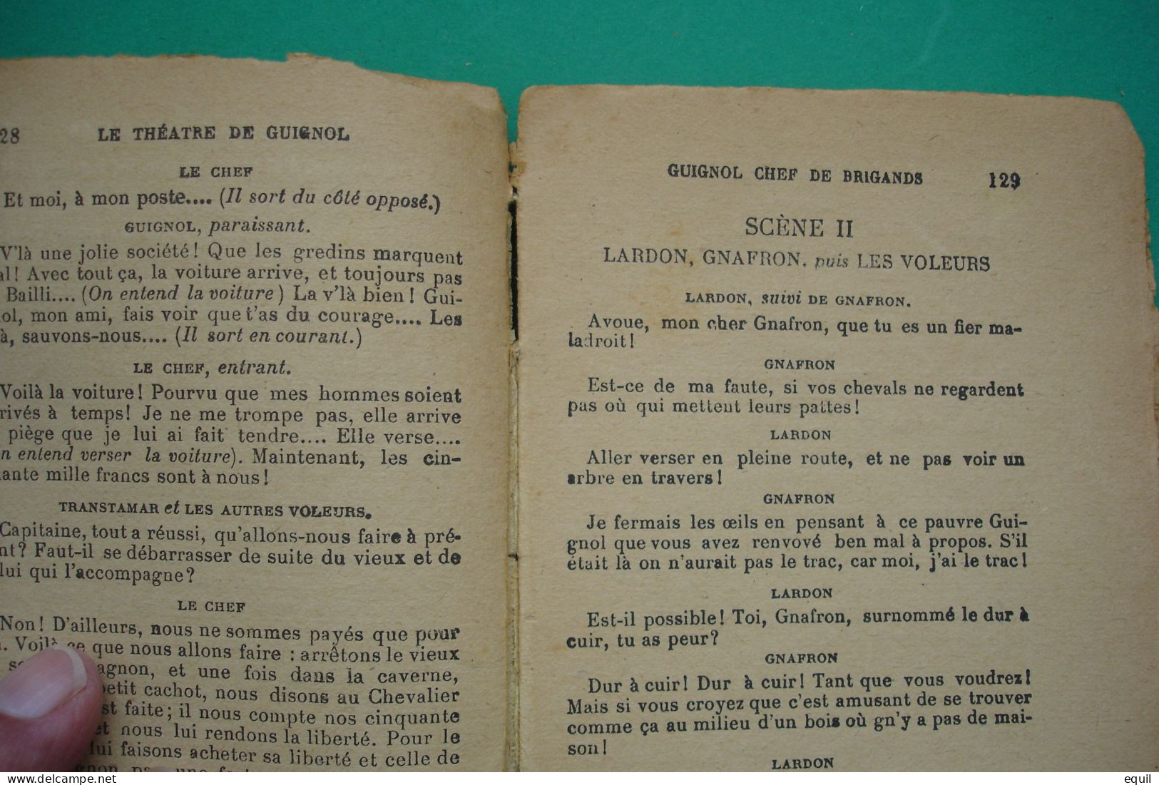 LE THEATRE DE GUIGNOL par ETIENNE DUCRET  DEUX LIVRES DE 1923 ET 1927 très rares éditions