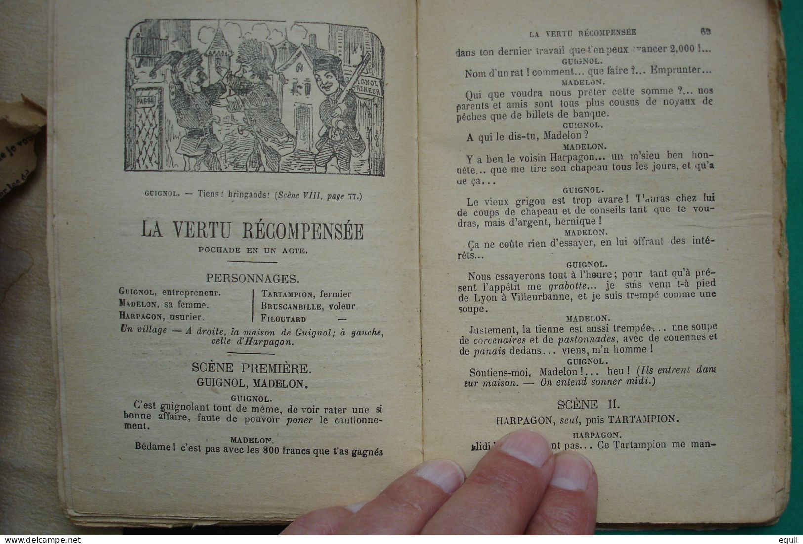 LE THEATRE DE GUIGNOL par ETIENNE DUCRET  DEUX LIVRES DE 1923 ET 1927 très rares éditions